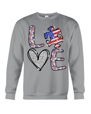 Love independence day Crewneck Sweatshirt tile