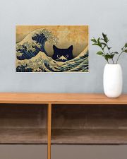 Great Wave Cat 17x11 Poster poster-landscape-17x11-lifestyle-24