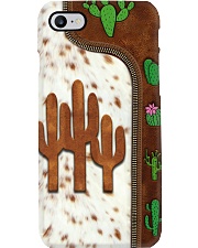 Cactus Leather Pattern Print Phone Case i-phone-8-case
