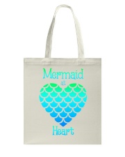 Mermaid at heart Tote Bag tile