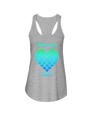 Mermaid at heart Ladies Flowy Tank tile