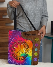 Raise A Hippie Leather Pattern Print All-over Tote aos-all-over-tote-lifestyle-front-10