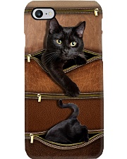 Cat Leather Pattern Print Phone Case i-phone-8-case