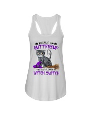 Back up buttercup Ladies Flowy Tank tile
