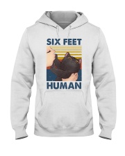 Six feet human Hooded Sweatshirt tile