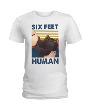 Six feet human Ladies T-Shirt tile