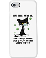 Stay 6 feet away Phone Case tile