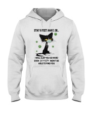 Stay 6 feet away Hooded Sweatshirt tile