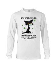 Stay 6 feet away Long Sleeve Tee tile