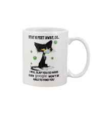 Stay 6 feet away Mug tile