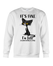 It's fine I'm fine Everything's fine Crewneck Sweatshirt front