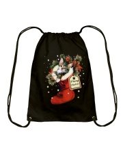 Meowy Christmas Drawstring Bag tile