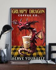 Grumpy dragon coffee co 11x17 Poster lifestyle-poster-2