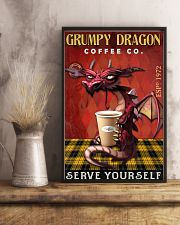 Grumpy dragon coffee co 11x17 Poster lifestyle-poster-3