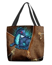 Dragon Lovers Leather Pattern Print All-over Tote front