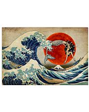 The great wave mermaid 17x11 Poster front