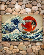 The great wave mermaid 17x11 Poster poster-landscape-17x11-lifestyle-15