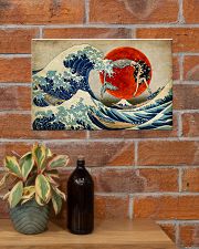 The great wave mermaid 17x11 Poster poster-landscape-17x11-lifestyle-23
