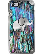 Elephant Metal Pattern Print Phone Case i-phone-8-case
