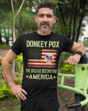 DONKEY POX THE DISEASE DESTROYING AMERICA Classic T-Shirt custom-t-shirts-classic-lifestyle-front-294