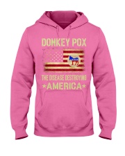 DONKEY POX THE DISEASE DESTROYING AMERICA Hooded Sweatshirt tile