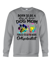 dog mom orthodontist 4 Crewneck Sweatshirt tile