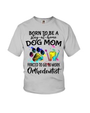 dog mom orthodontist 4 Youth T-Shirt tile