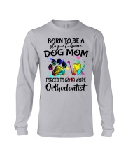 dog mom orthodontist 4 Long Sleeve Tee tile
