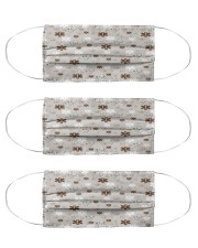 mask pattern paramedic Cloth Face Mask - 3 Pack front