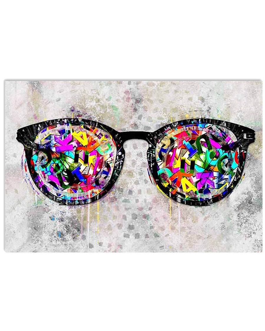 optometry glass 17x11 Poster