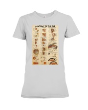 Anatomy Of The Eye Vintage Poster, Physician Poster, Optician Gift Idea, Optometry, Optometrist Health Care Poster Premium Fit Ladies Tee tile