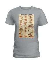 Anatomy Of The Eye Vintage Poster, Physician Poster, Optician Gift Idea, Optometry, Optometrist Health Care Poster Ladies T-Shirt tile