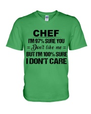 chef 100 V-Neck T-Shirt tile