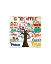 this office tree optometrist Square Magnet tile