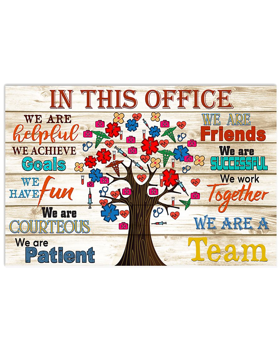 paramedic this office tree 17x11 Poster