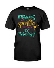 CT Technologist sparkle Classic T-Shirt front