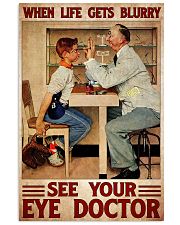 eye doctor blur 24x36 Poster front