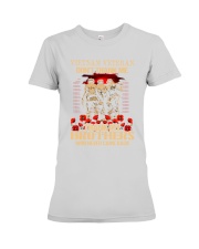vietnam veteran dont thank me Premium Fit Ladies Tee tile