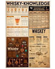 whisky knowledge 16x24 Poster front