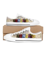 ransom dentist Men's Low Top White Shoes inside-left-outside-left