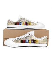 ransom dentist Men's Low Top White Shoes inside-right-outside-right