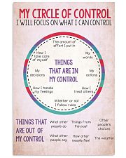 Circle Of Control Mental Health Digital Print Poster Self Care For Kids & Teens Printable Therapy Counseling Wall Art Therapist Office Decor 11x17 Poster front