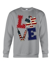 paramedic Love Independence day Crewneck Sweatshirt tile