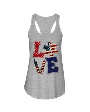 paramedic Love Independence day Ladies Flowy Tank tile