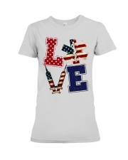 paramedic Love Independence day Premium Fit Ladies Tee tile