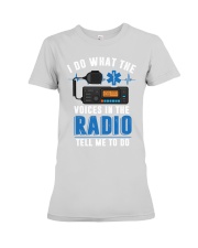 radio voice emt dvhd Premium Fit Ladies Tee tile