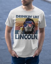 drinkin linc Classic T-Shirt apparel-classic-tshirt-lifestyle-front-46