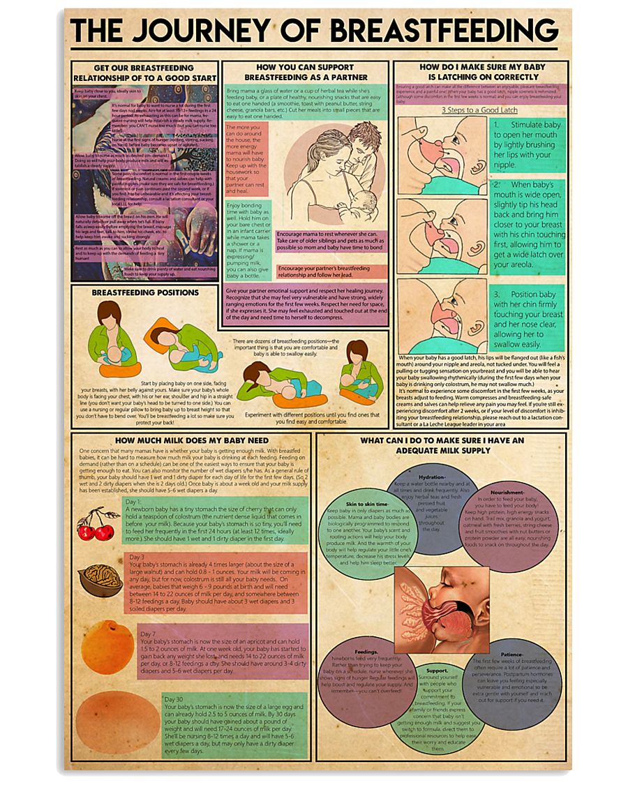 midwife breast feeding 11x17 Poster