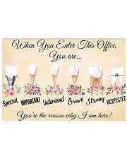 dentist enter 24x16 Poster front