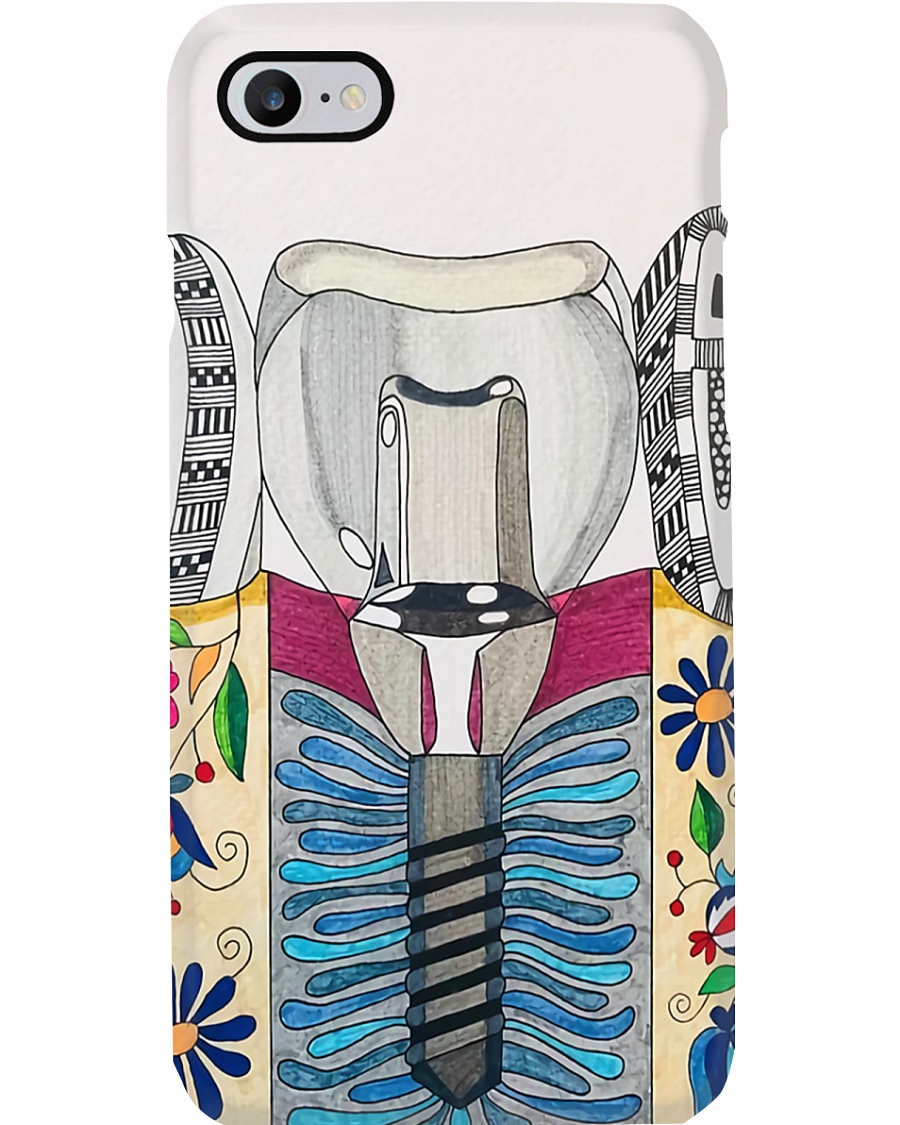 dentist-abstract 4ad 0705 -4 Phone Case